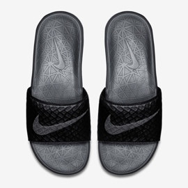 Tofflor Nike Benassi Solarsoft Slide 705474-091 svart 1