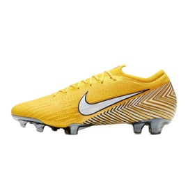 Nike Merurial Vapor 12 Elite Neymar Fg M AO3126-710 fotbollsskor gul gul 1