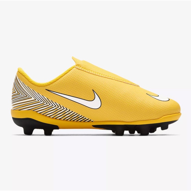Nike Mercurial Vapor 12 (V) Ps Neymar FG / MG Jr AO2897-710 fotbollsskor gul gul 1