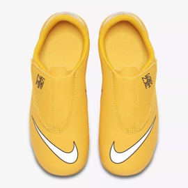Nike Mercurial Vapor 12 (V) Ps Neymar FG / MG Jr AO2897-710 fotbollsskor gul gul 2