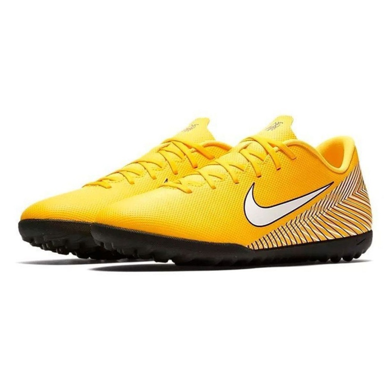 Nike Mercurial Vapor 12 Club Tf M AO3119-710 fotbollsskor gul gul 2