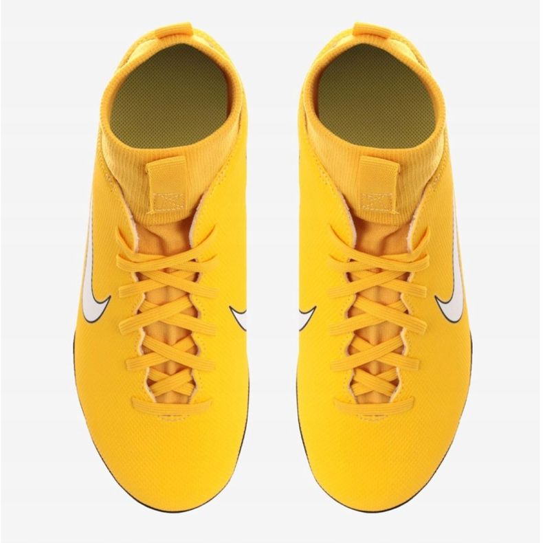 Inomhusskor Nike Mercurial SuperflyX 6 Club Neymar Ic Jr AO2891-710 mångfärgad gul 2
