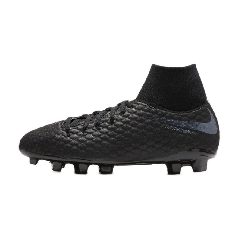 Nike Hypervenom Phantom 3 Academy Df Fg Jr AH7287-001 fotbollsskor svart svart 1
