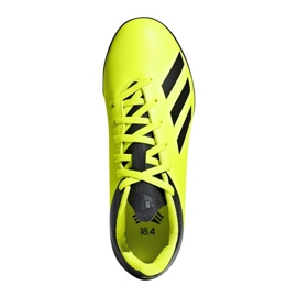 Adidas X Tango 18.4 Tf Jr DB2435 fotbollsskor gul gul 1