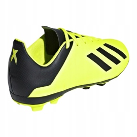 Adidas X 18.4 FxG Jr DB2420 fotbollsskor gul gul 2
