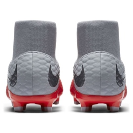 Nike hypervenom Phantom 3 Academy Df Fg Jr AH7287-600 fotbollsskor röd röd 2