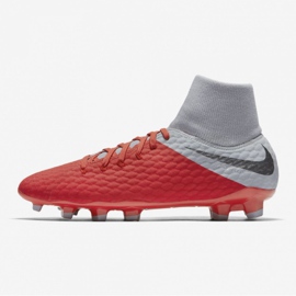 Nike Hypervenom 3 Academy Df Fg M AQ9217-600 fotbollsskor mångfärgad silver- 1
