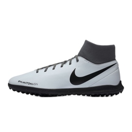 Nike Phantom Vsn Club Df Tf AO3273-060 fotbollsskor vit grå 1