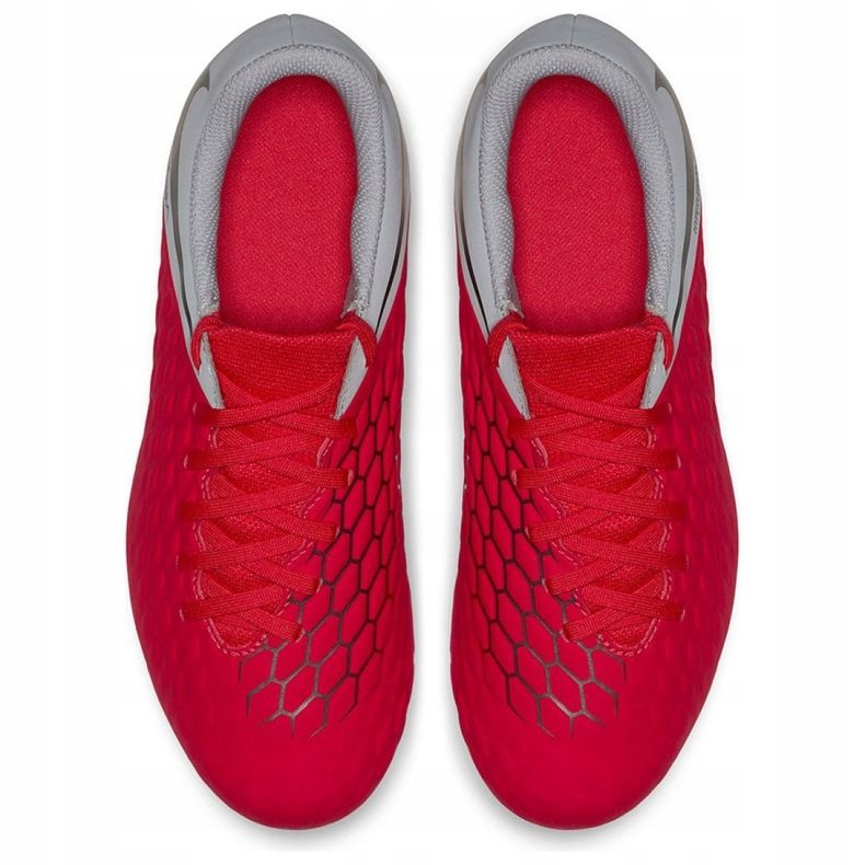 Nike Hypervenom Phantom 3Club Fg Jr AJ4146-600 fotbollsskor mångfärgad röd 2