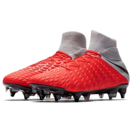 Nike Hypervenom 3 Elite Df Sg Pro Ac M AJ3812-600 fotbollssko röd röd 2