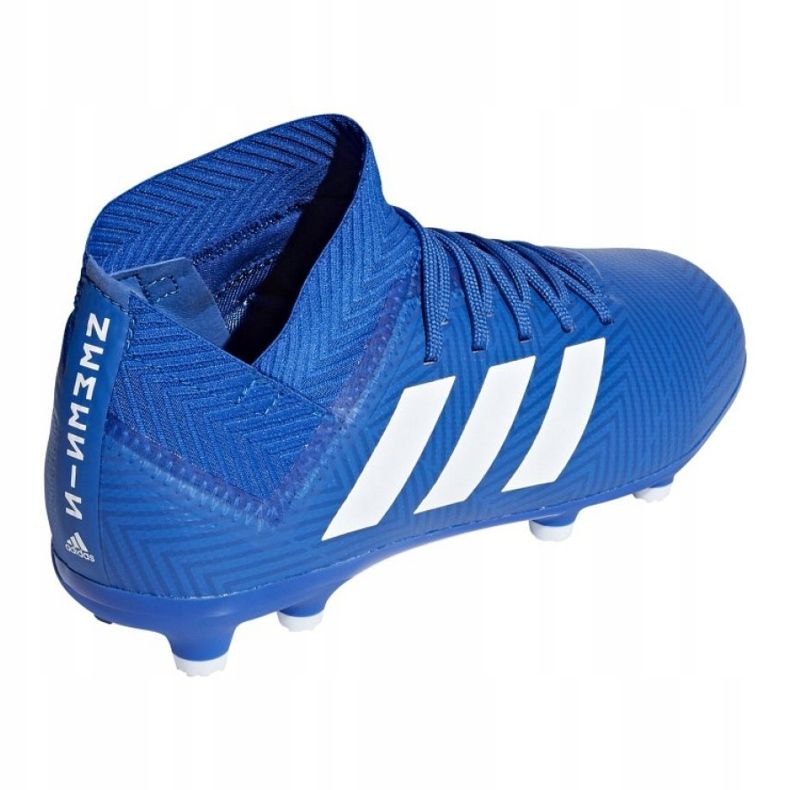 Adidas Nemeziz 18.3 Fg Jr DB2351 fotbollsskor mångfärgad blå 2