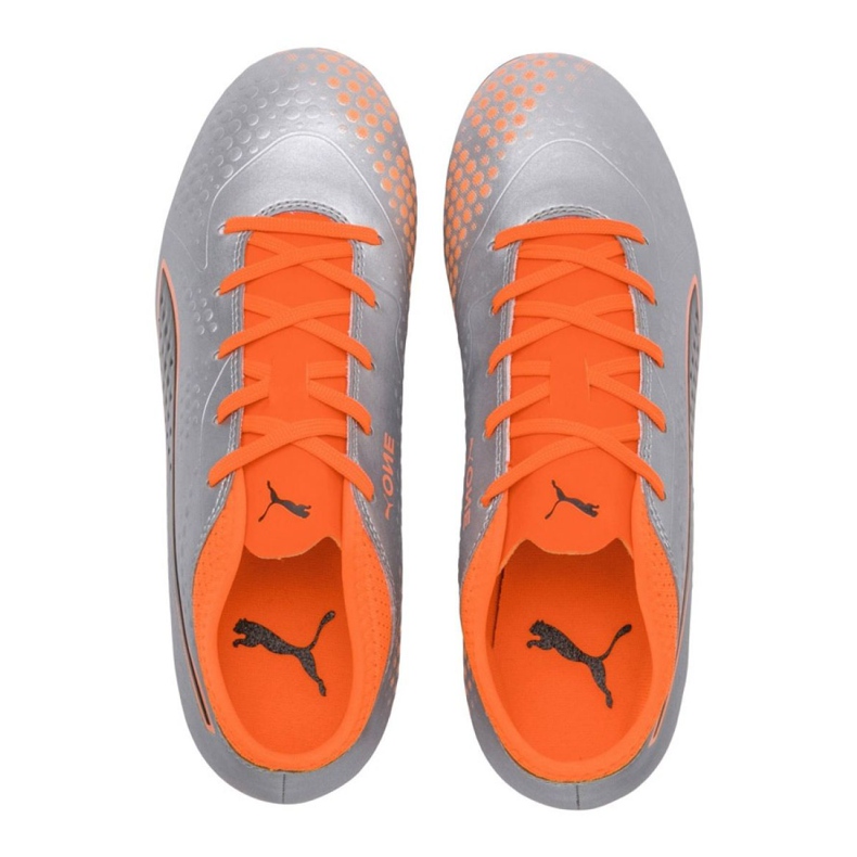 Puma One 4 Syn Fg Jr 104782 01 fotbollsskor mångfärgad grå 2