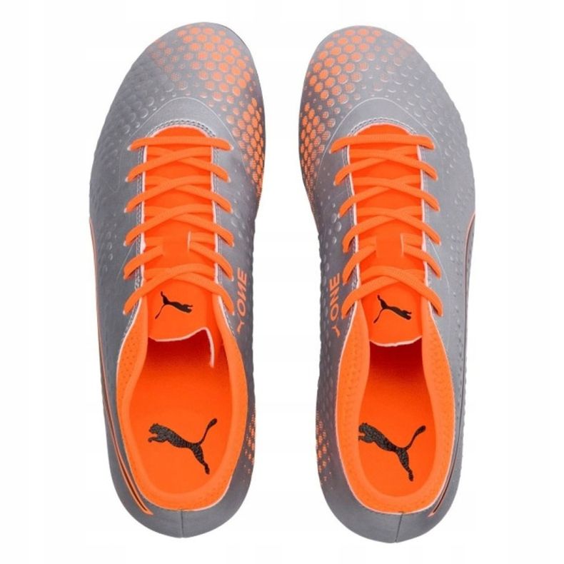 Fotbollsskor Puma One 4 Syn Fg M 104749 01 mångfärgad silver- 2
