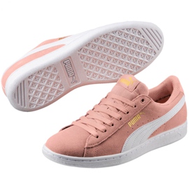 Skor Puma Vikky Peach Beige-Puma White W 362624 25 rosa 1