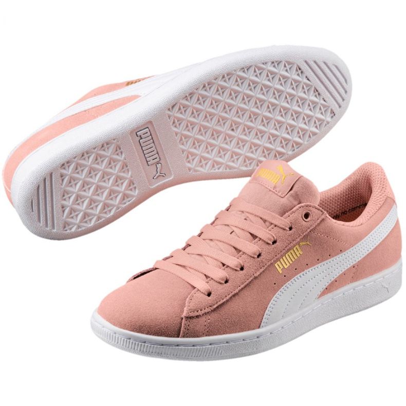Skor Puma Vikky Peach Beige-Puma White W 362624 25 rosa 1