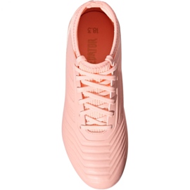 Adidas Predator 18.3 Fg Jr DB2317 fotbollsskor rosa rosa 2