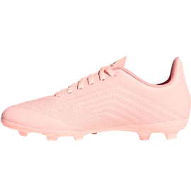 Adidas Predator 18.4 FxG Jr DB2322 fotbollsskor mångfärgad rosa 1