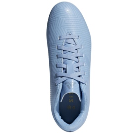 Adidas Nemeziz Messi 18.4 FxG Jr DB2368 fotbollsskor mångfärgad blå 2