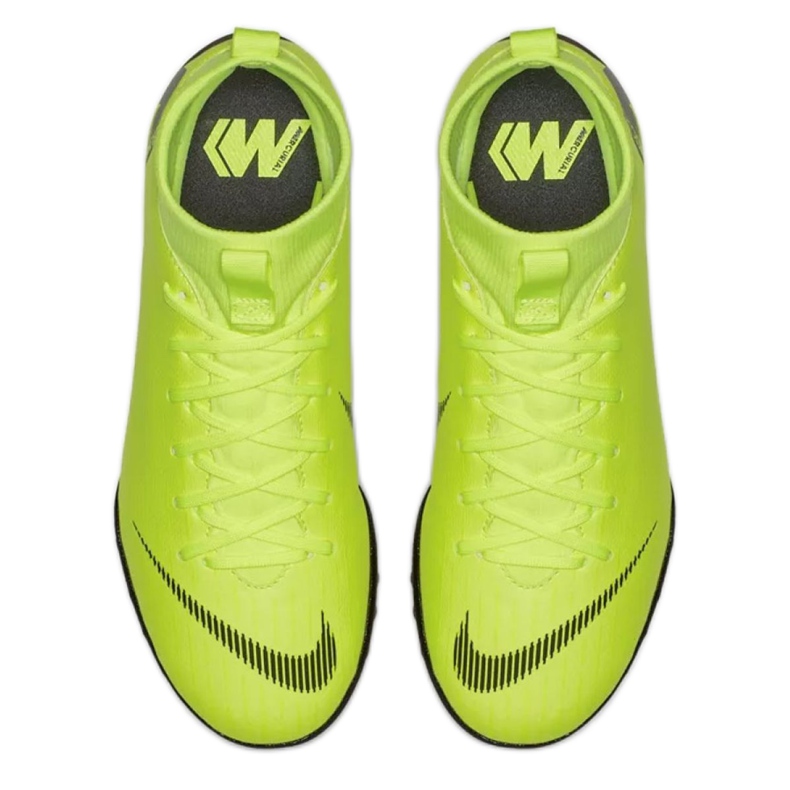 Nike Mercurial SuperflyX 6 Academy Gs Tf Jr AH7344-701 fotbollsskor gul gul 1