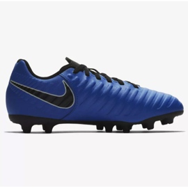 Nike Jnr Tiempo Legend 7 Club Mg Jr AO2300-400 fotbollsskor mångfärgad blå 1