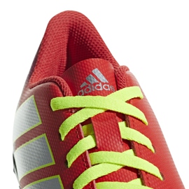 Adidas Nemeziz Messi 18.4 Tf Jr CM8642 fotbollsskor mångfärgad röd 2