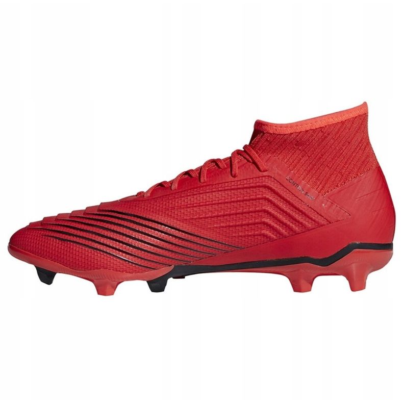 Adidas Predator 19.2 Fg M D97940 fotbollsskor mångfärgad röd 1