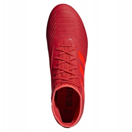 Adidas Predator 19.2 Fg M D97940 fotbollsskor mångfärgad röd 2