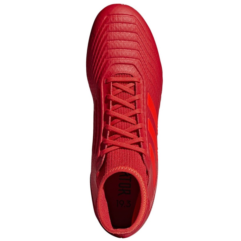 Adidas Predator 19.3 Ag M D97944 fotbollsskor röd röd 2