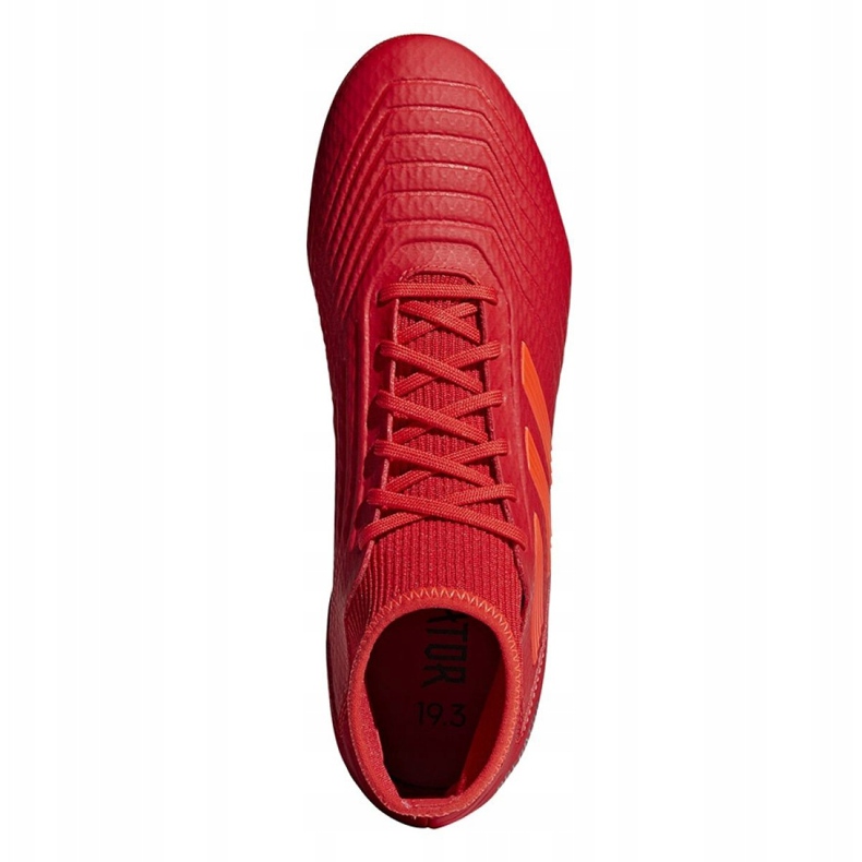 Adidas Predator 19.3 Fg M BB9334 fotbollsskor mångfärgad röd 2