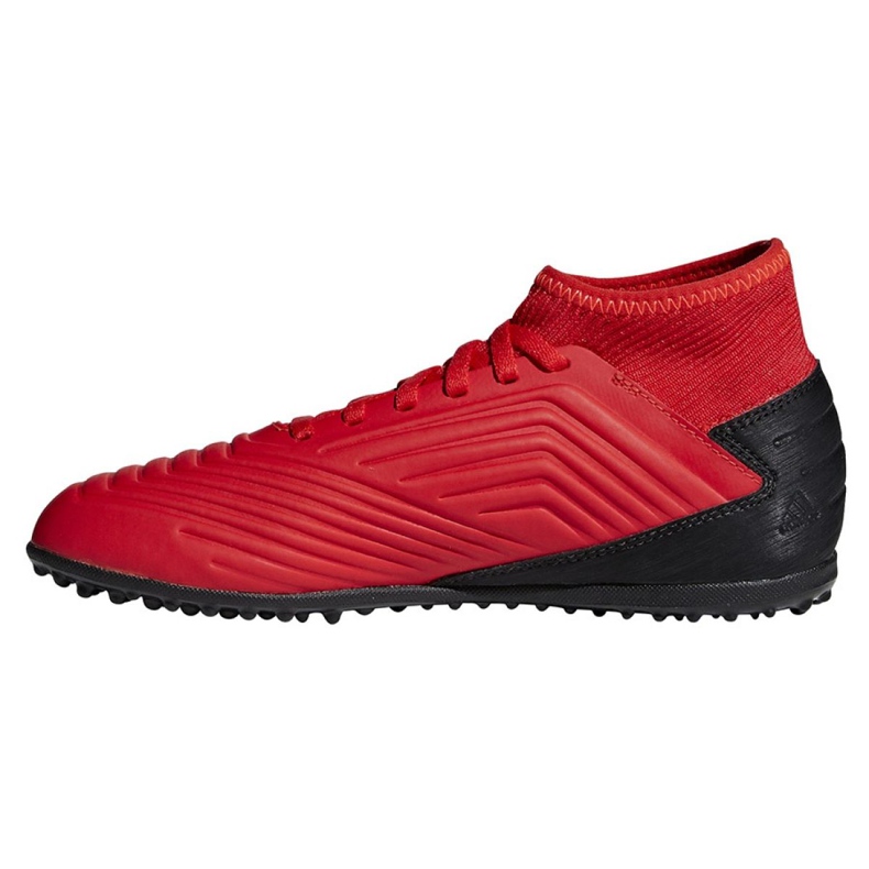 Adidas Predator 19.3 Tf Jr CM8547 fotbollsskor röd röd 1