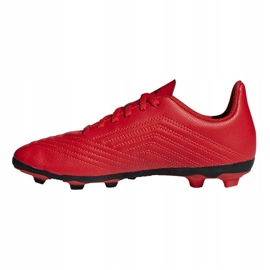 Adidas Predator 19.4 FxG Jr CM8541 fotbollsskor mångfärgad röd 1
