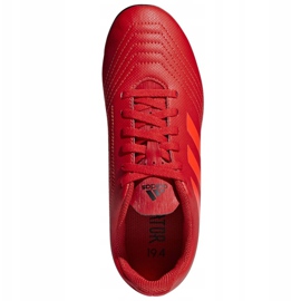 Adidas Predator 19.4 FxG Jr CM8541 fotbollsskor mångfärgad röd 2