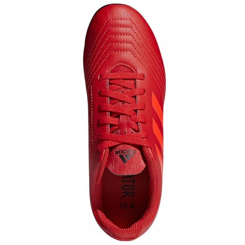 Adidas Predator 19.4 FxG Jr CM8541 fotbollsskor mångfärgad röd 2
