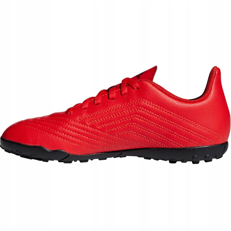 Adidas Predator 19.4 Tf Jr CM8557 fotbollsskor mångfärgad röd 1