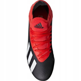 Adidas X 18.3 Fg Jr BB9370 fotbollsskor svart svart 1