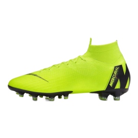 Nike Mercurial Superfly 6 Elite Ag Pro M AH7377-701 fotbollsskor rosa, grön grön 1