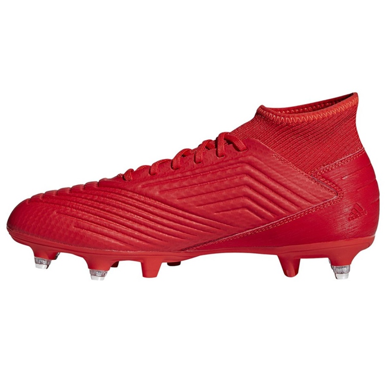 Adidas Predator 19.3 Sg M D97958 fotbollsskor röd röd 1