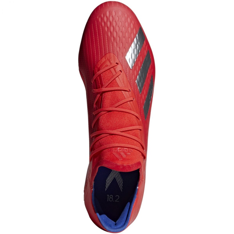 Adidas X 18.2 Fg M BB9363 fotbollsskor röd röd 1