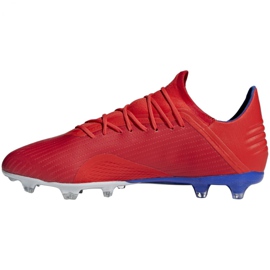 Adidas X 18.2 Fg M BB9363 fotbollsskor röd röd 2