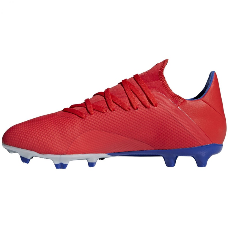 Adidas X 18.3 Fg M BB9367 fotbollsskor mångfärgad röd 2