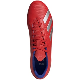 Adidas X 18.4 Fg M BB9376 fotbollsskor mångfärgad röd 1