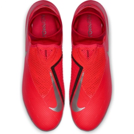 Nike Phantom Vsn Pro Df Fg M AO3266-600 fotbollsskor mångfärgad röd 1
