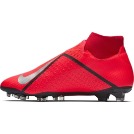 Nike Phantom Vsn Pro Df Fg M AO3266-600 fotbollsskor mångfärgad röd 2