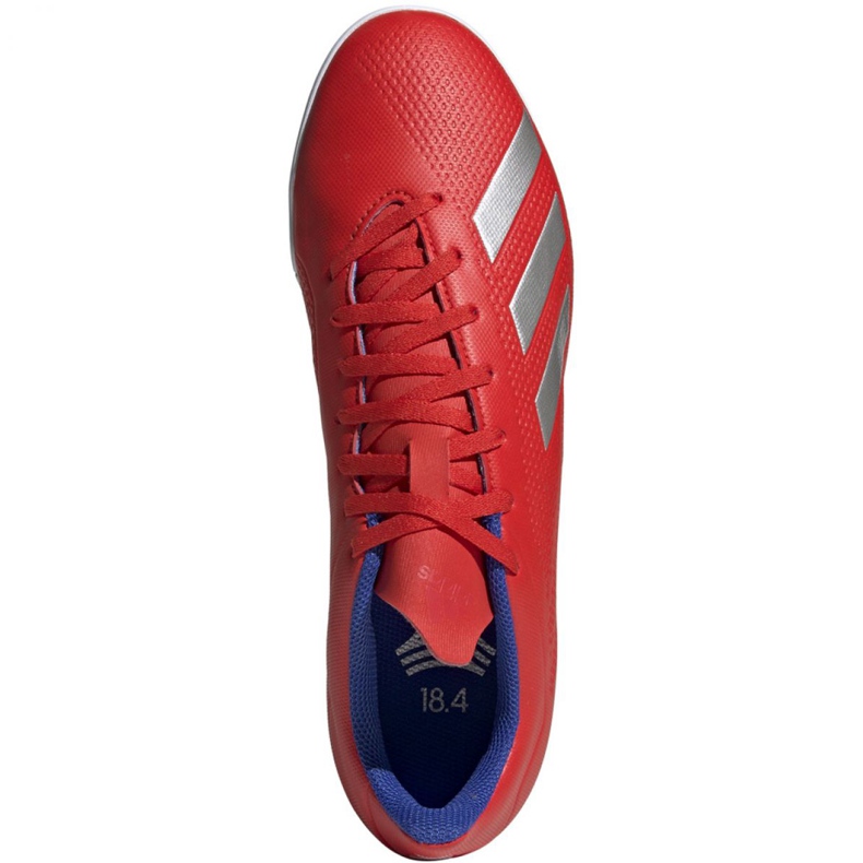 Adidas X 18.4 Tf M BB9413 fotbollsskor mångfärgad röd 1