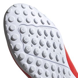 Adidas X 18.4 Tf M BB9413 fotbollsskor mångfärgad röd 5
