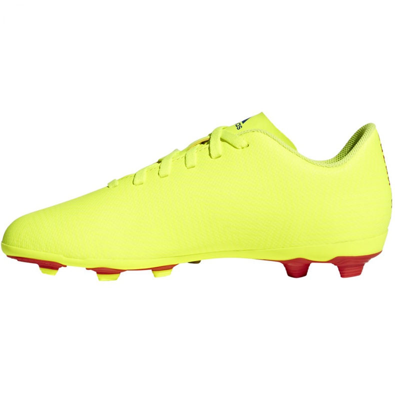 Adidas Nemeziz 18.4 FxG Jr CM8509 fotbollsskor mångfärgad gul 2