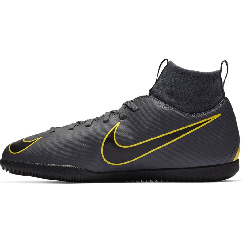 Inomhusskor Nike Mercurial Superfly X 6 Club Ic Jr AH7346-070 svart grå 1