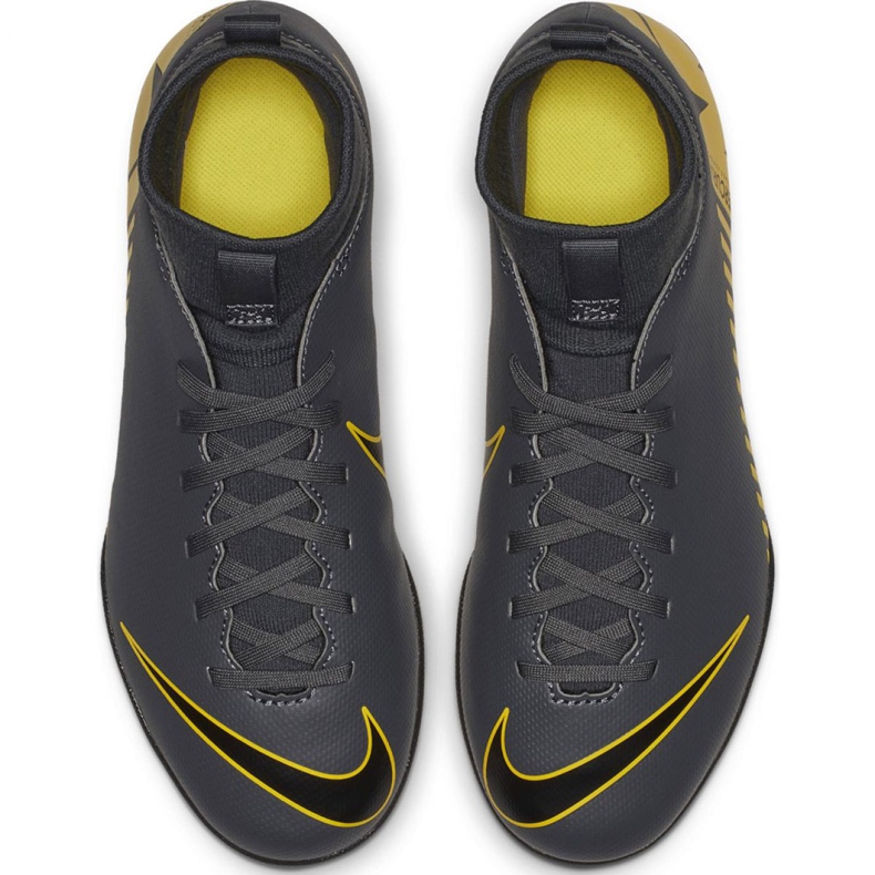Inomhusskor Nike Mercurial Superfly X 6 Club Ic Jr AH7346-070 svart grå 2