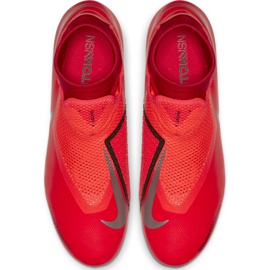 Nike Phantom Vsn Academy Df FG / MG M AO3258-600 fotbollsskor röd röd 1