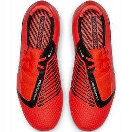 Nike Phantom Venom Elite Fg Jr AO0401-600 fotbollsskor mångfärgad röd 2